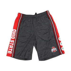 Men's Gray With Red Stripe Shorts