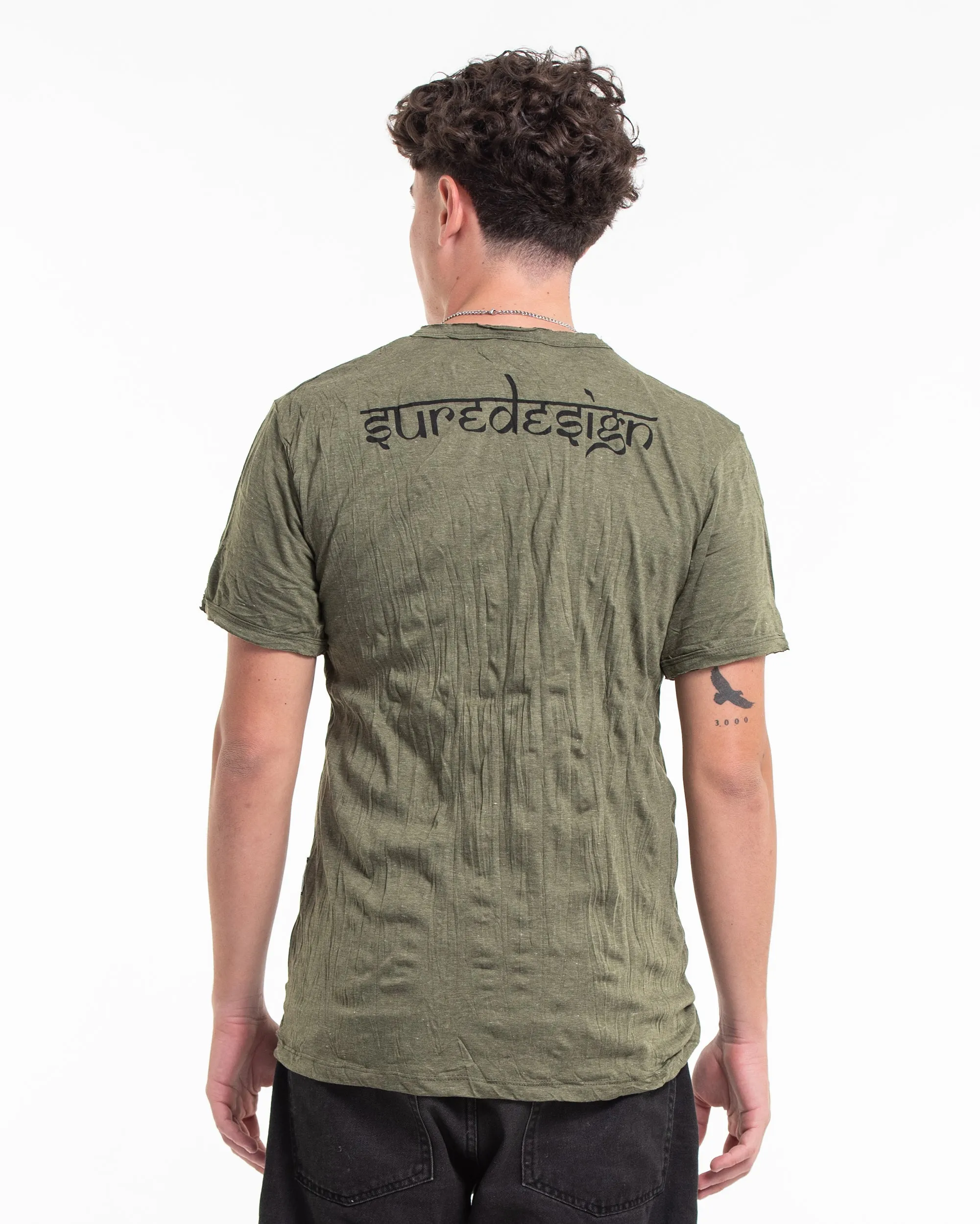 Mens Jimi Hendrix T-Shirt in Green