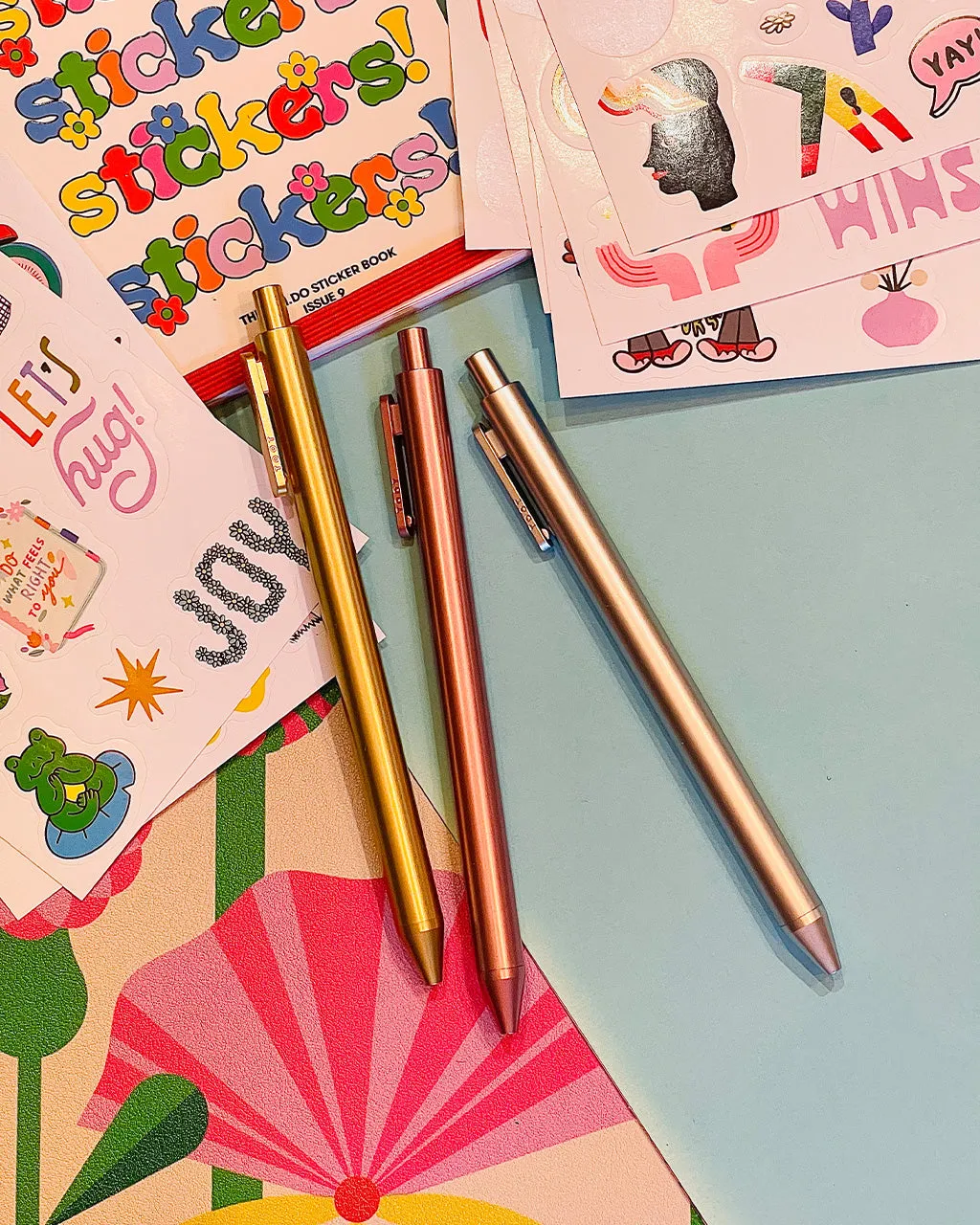 Metallic Jotter Pen Set