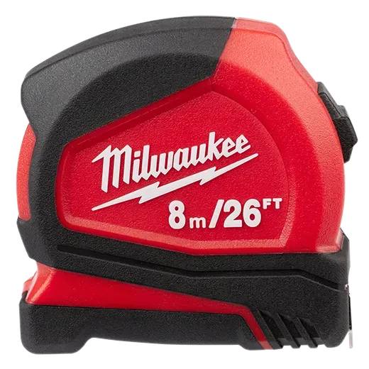 Milwaukee 48-22-6626 8m/26ft Compact Tape Measure