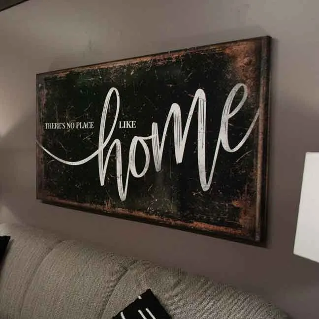 Modern Farmhouse House Decor There's No Place Like Home