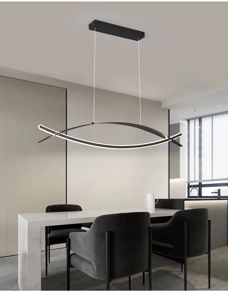 NEO Threkile Gold/Chrome Plated Modern LED Pendant Light