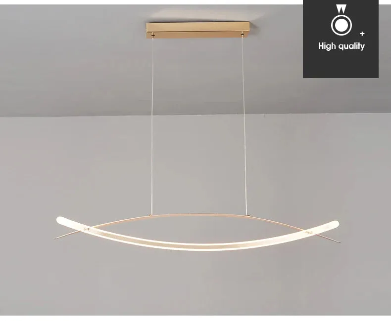 NEO Threkile Gold/Chrome Plated Modern LED Pendant Light