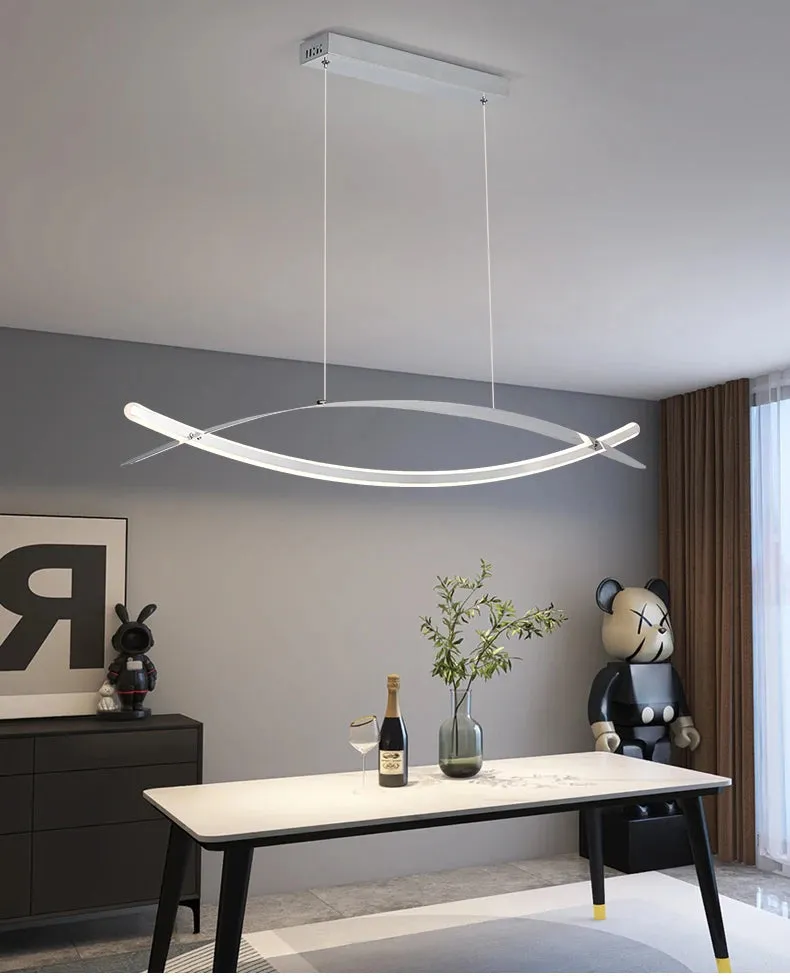 NEO Threkile Gold/Chrome Plated Modern LED Pendant Light