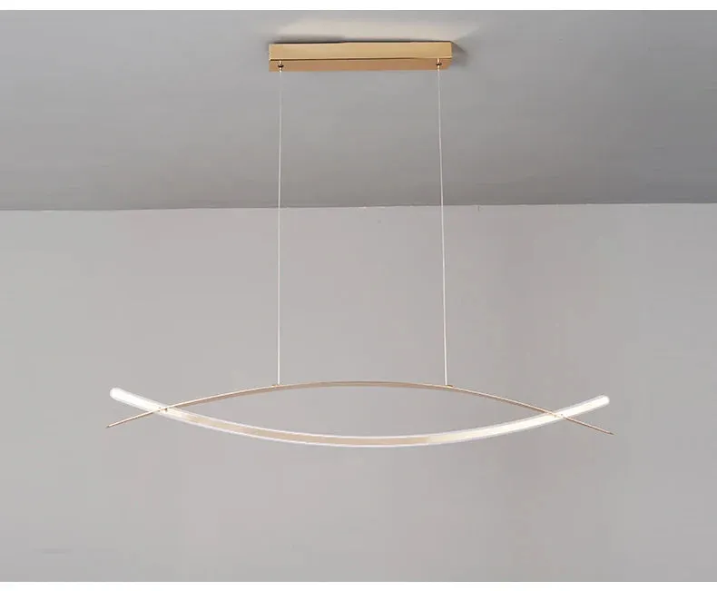 NEO Threkile Gold/Chrome Plated Modern LED Pendant Light