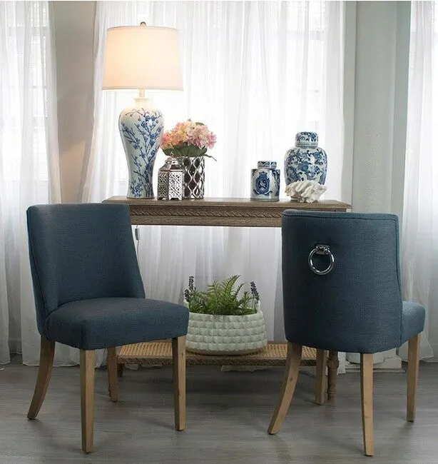 Ophelia Dining Chair Denim Blue