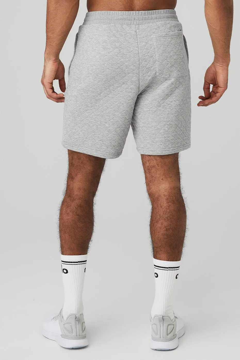 Quilted Stadium Short - Athletic Heather Grey