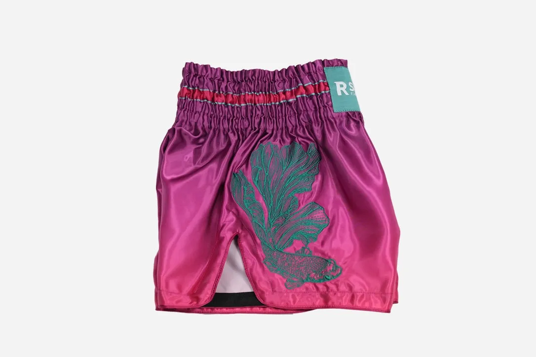 "Betta Fish" Muay Thai Shorts (Fuchsia)