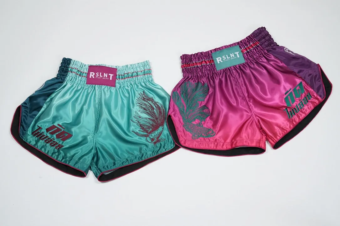 "Betta Fish" Muay Thai Shorts (Fuchsia)