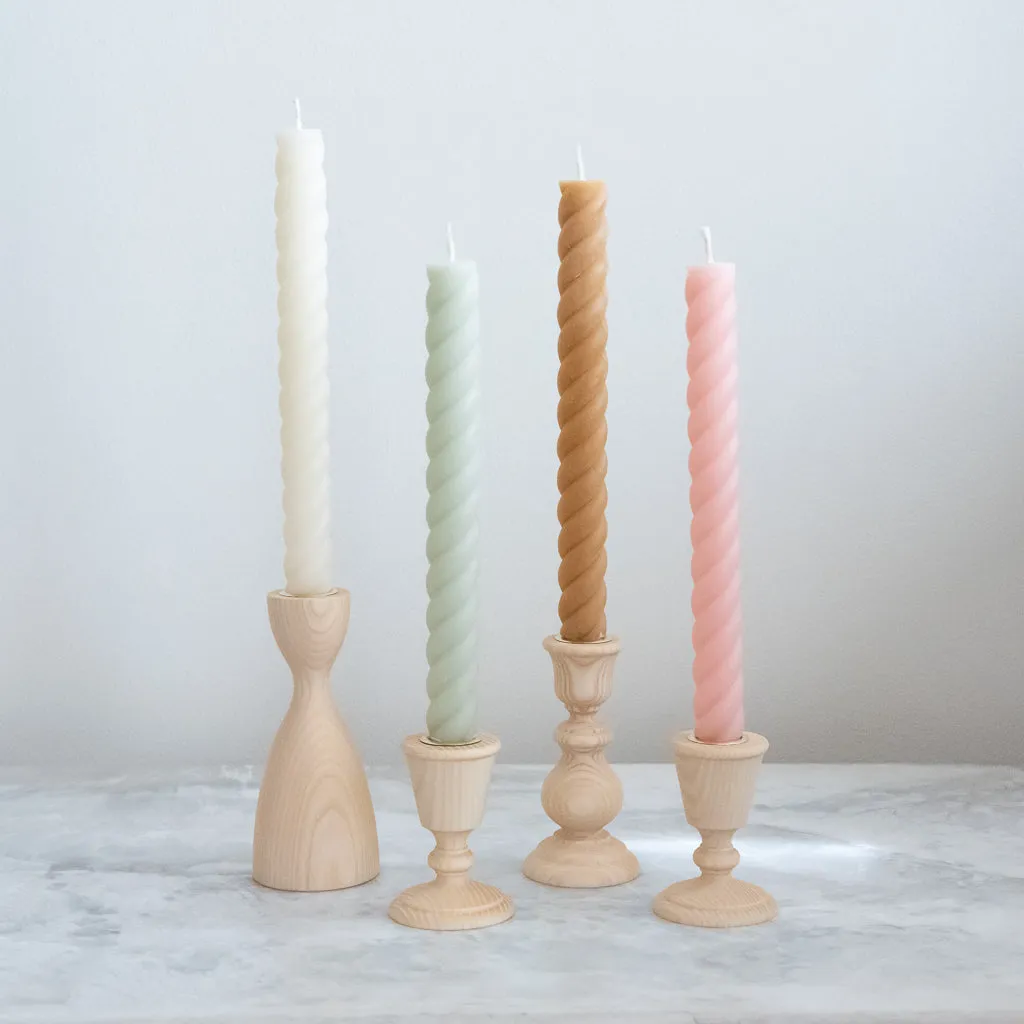 Rope Taper Candle Pair