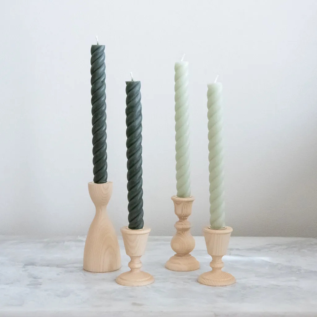 Rope Taper Candle Pair