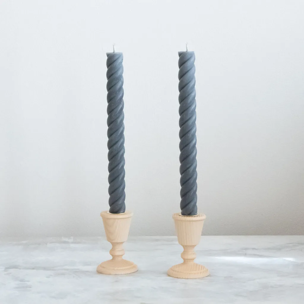 Rope Taper Candle Pair