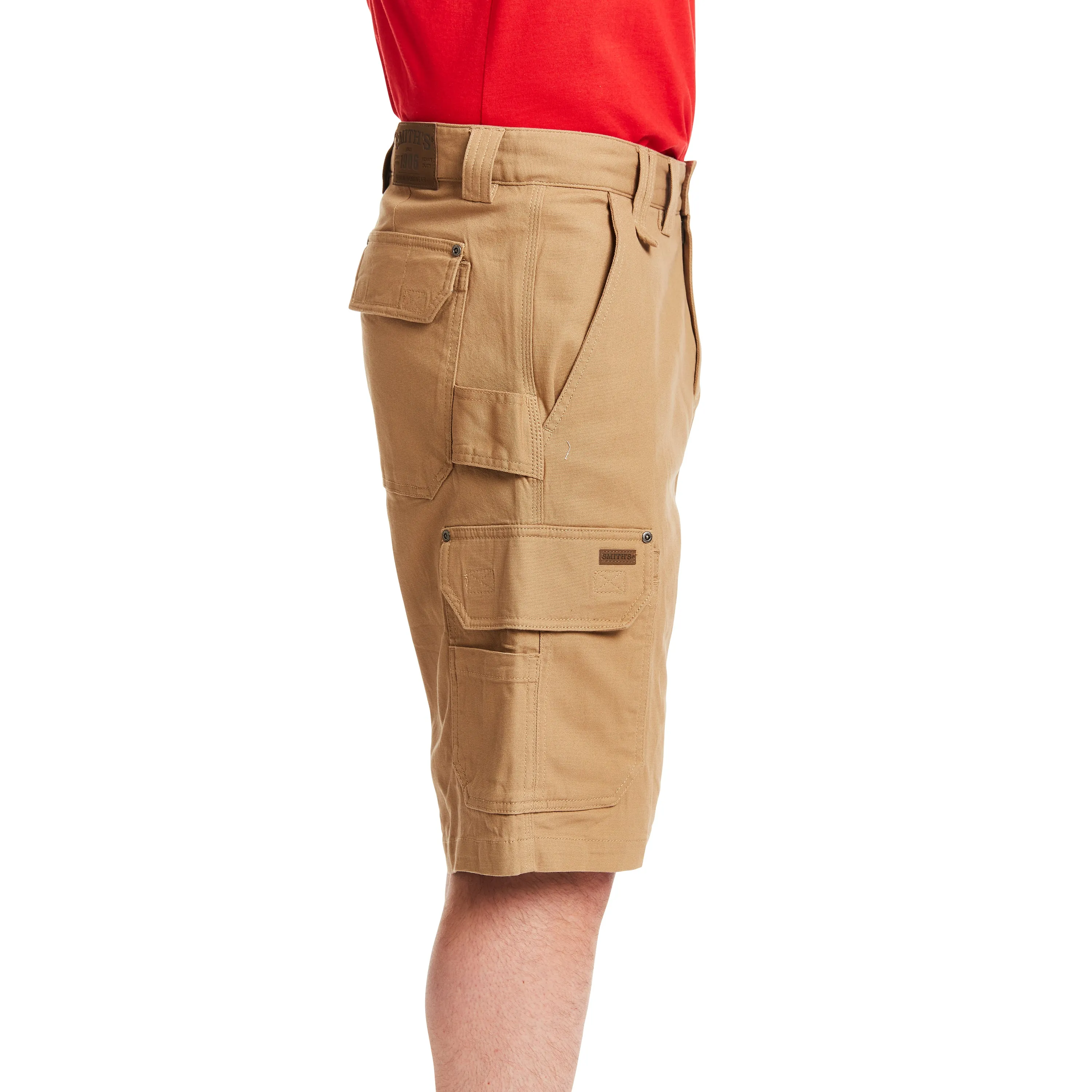 SMITH'S-STRETCH DUCK CANVAS CARGO WORK SHORT