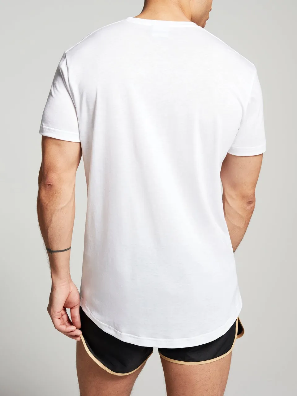 The Actor T-shirt with Logo by BDXY in White