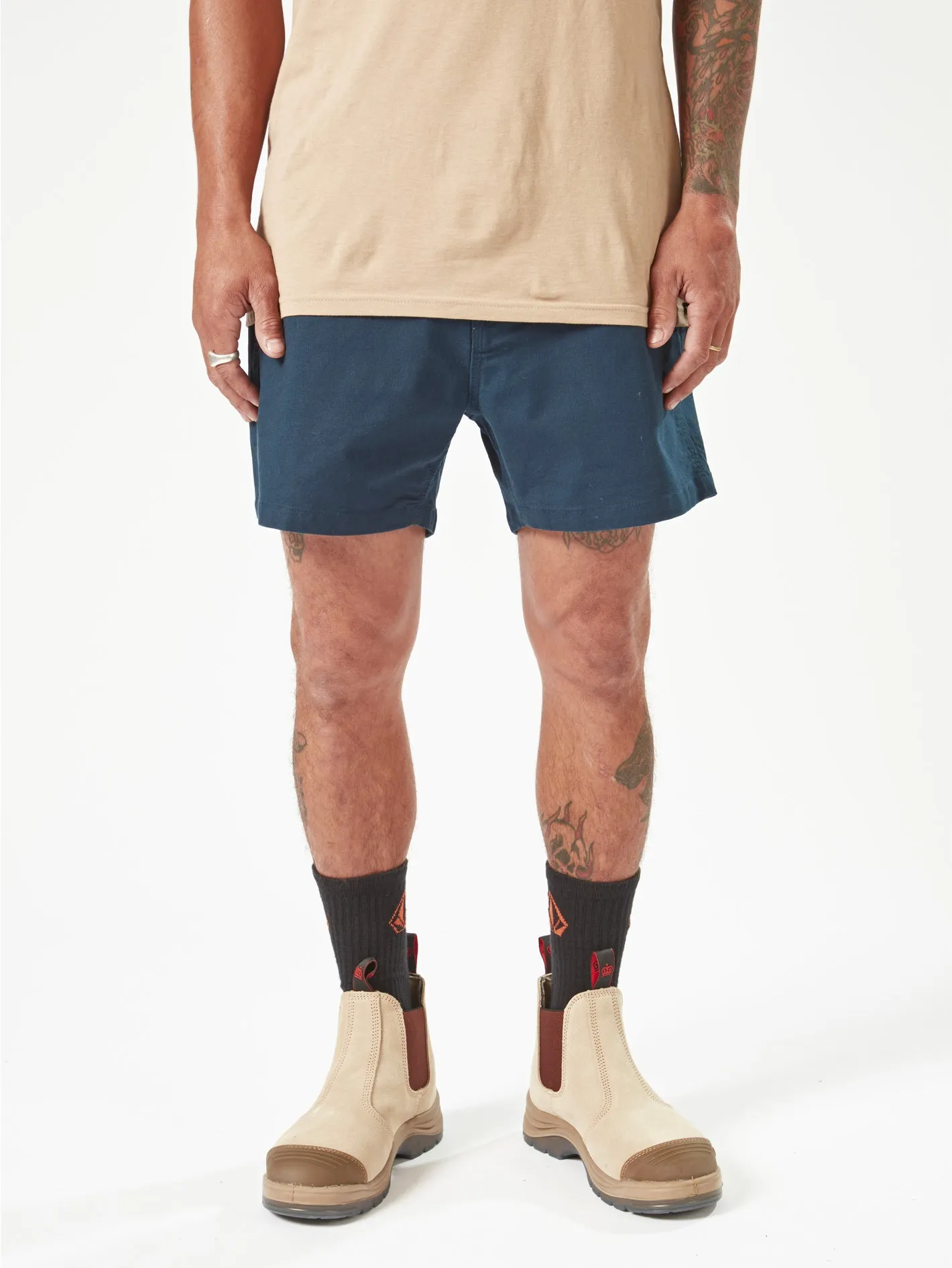 Volcom Workwear Bevel Work Shorts - Navy