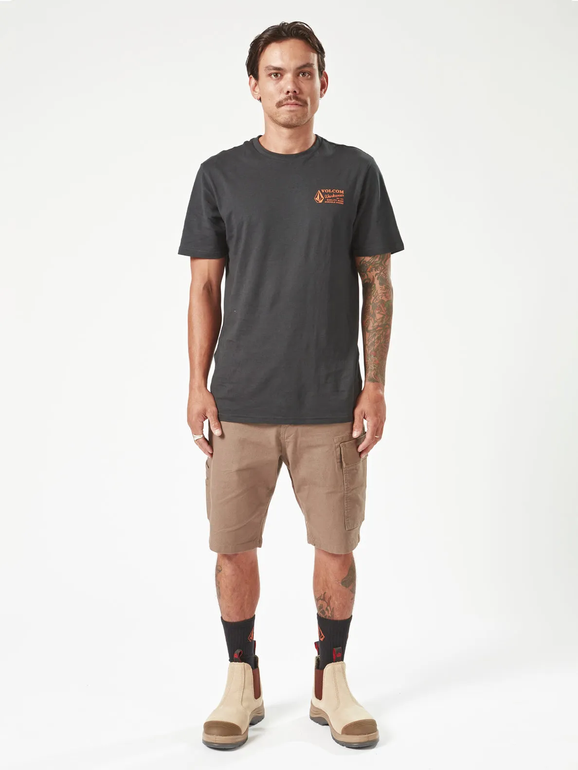 Volcom Workwear Caliper Work Shorts - Brindle