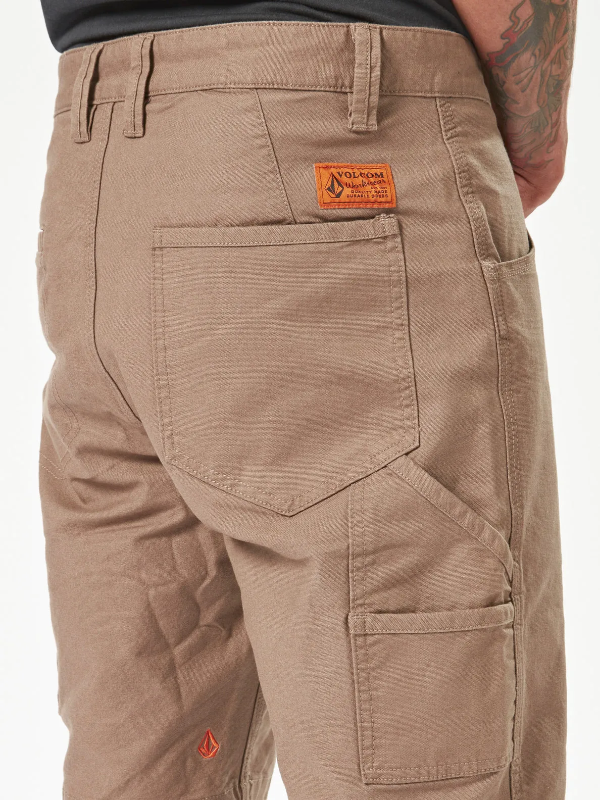 Volcom Workwear Caliper Work Shorts - Brindle