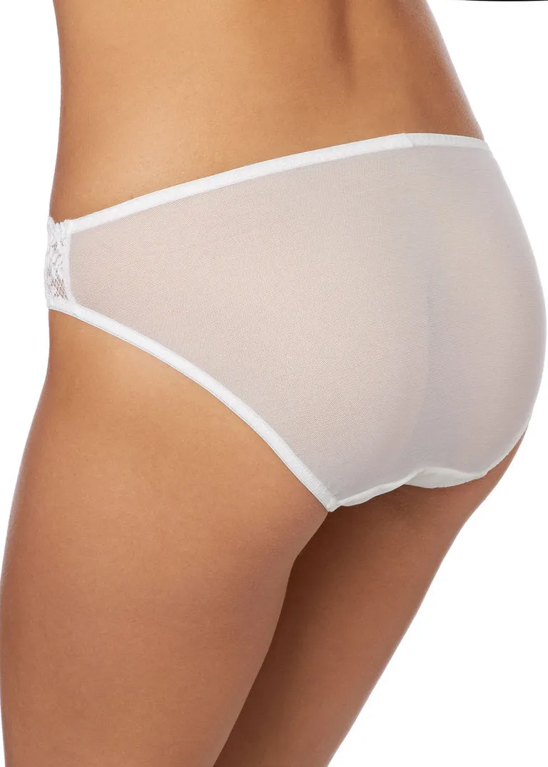 Wacoal Embrace Lace Bikini Panties, Delicious White