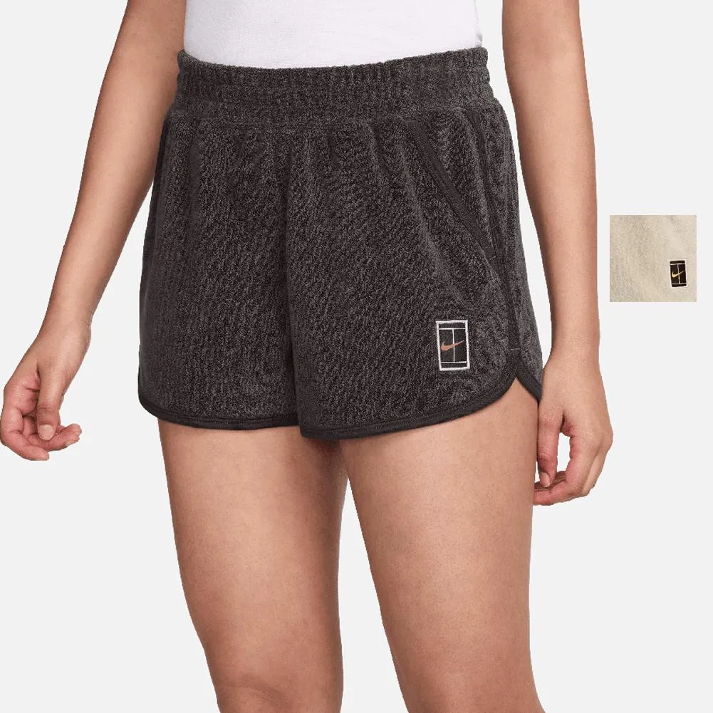 Women`s Court Heritage Mid-Rise French Terry Tennis Shorts