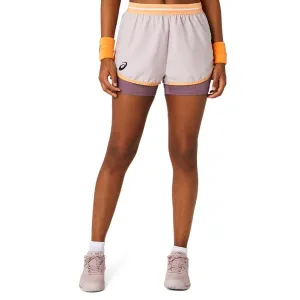 Women's Match Tennis Short Watershed Rose